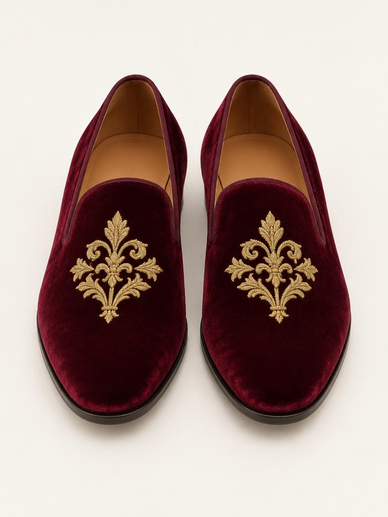 Maroon Velvet Loafer (Placeholder)